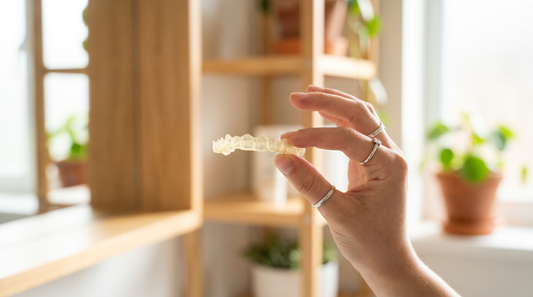 Aligner trüb und verfärbt – was tun?